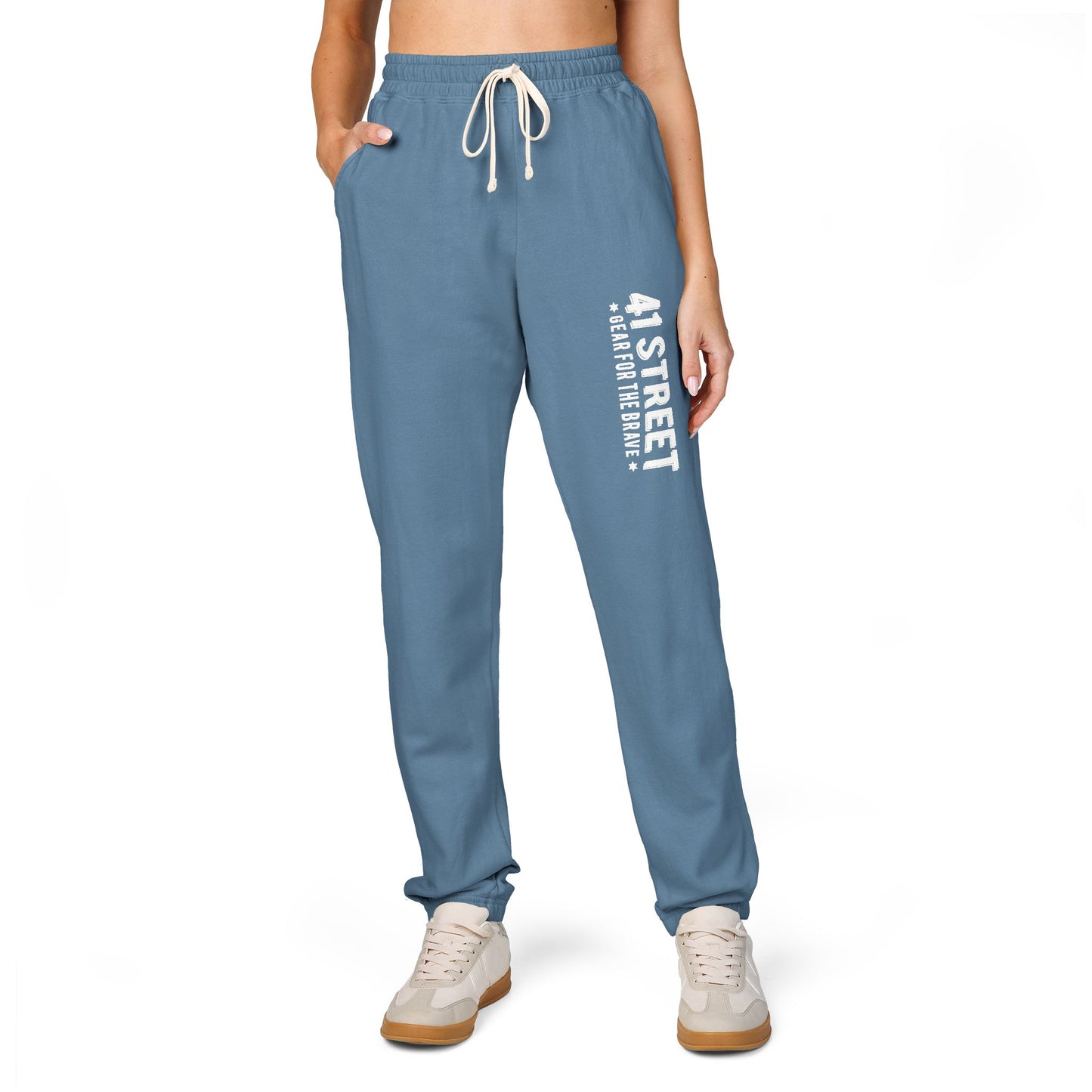 41 Street Unisex Garment-Dyed Fleece Sweatpants