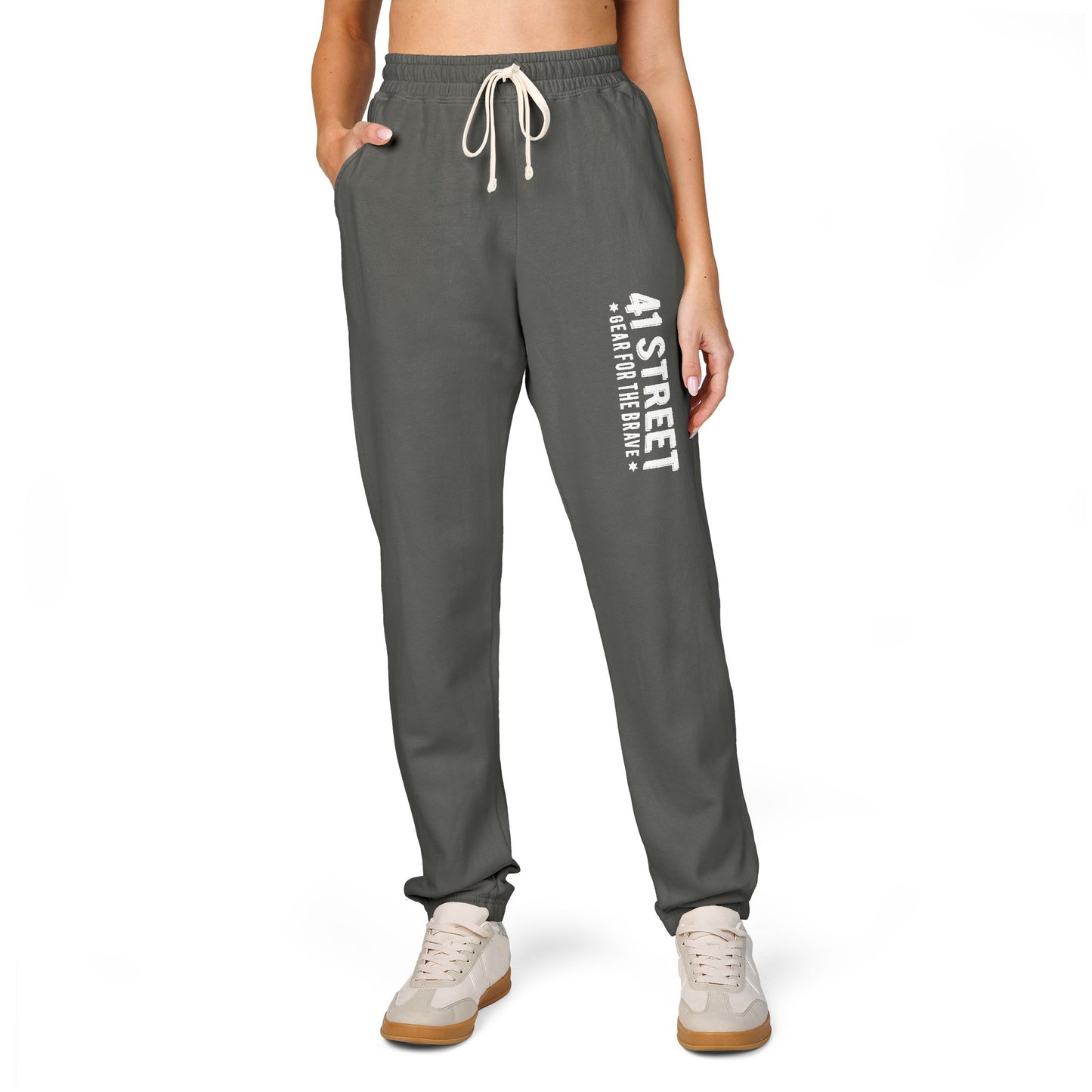 41 Street Unisex Garment-Dyed Fleece Sweatpants