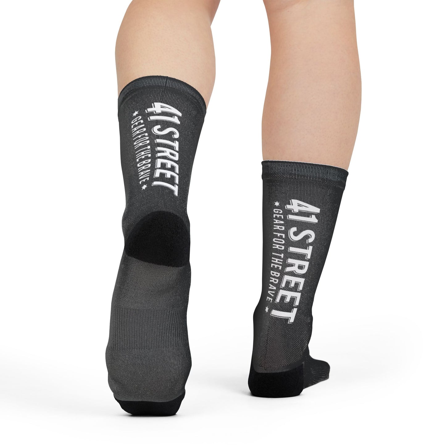41 Street Sublimation Crew Socks - Unisex