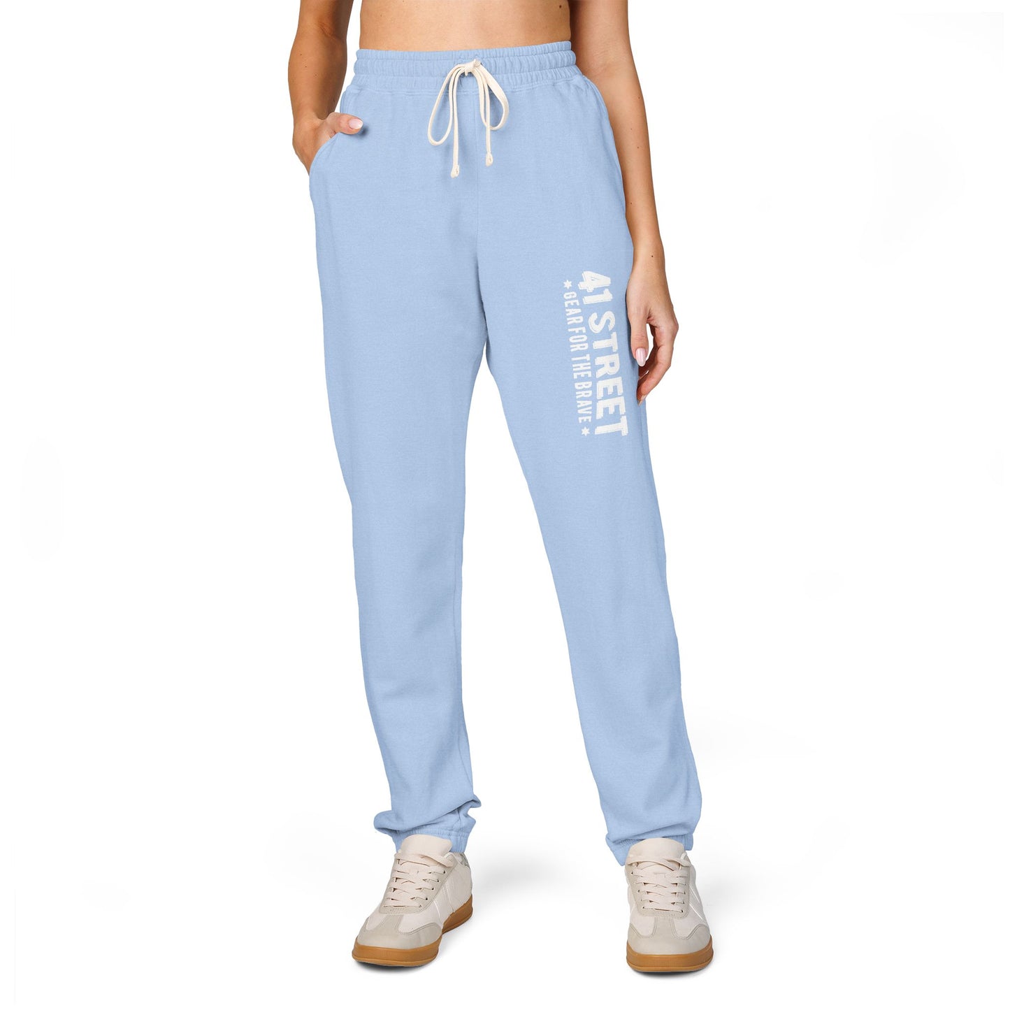 41 Street Unisex Garment-Dyed Fleece Sweatpants