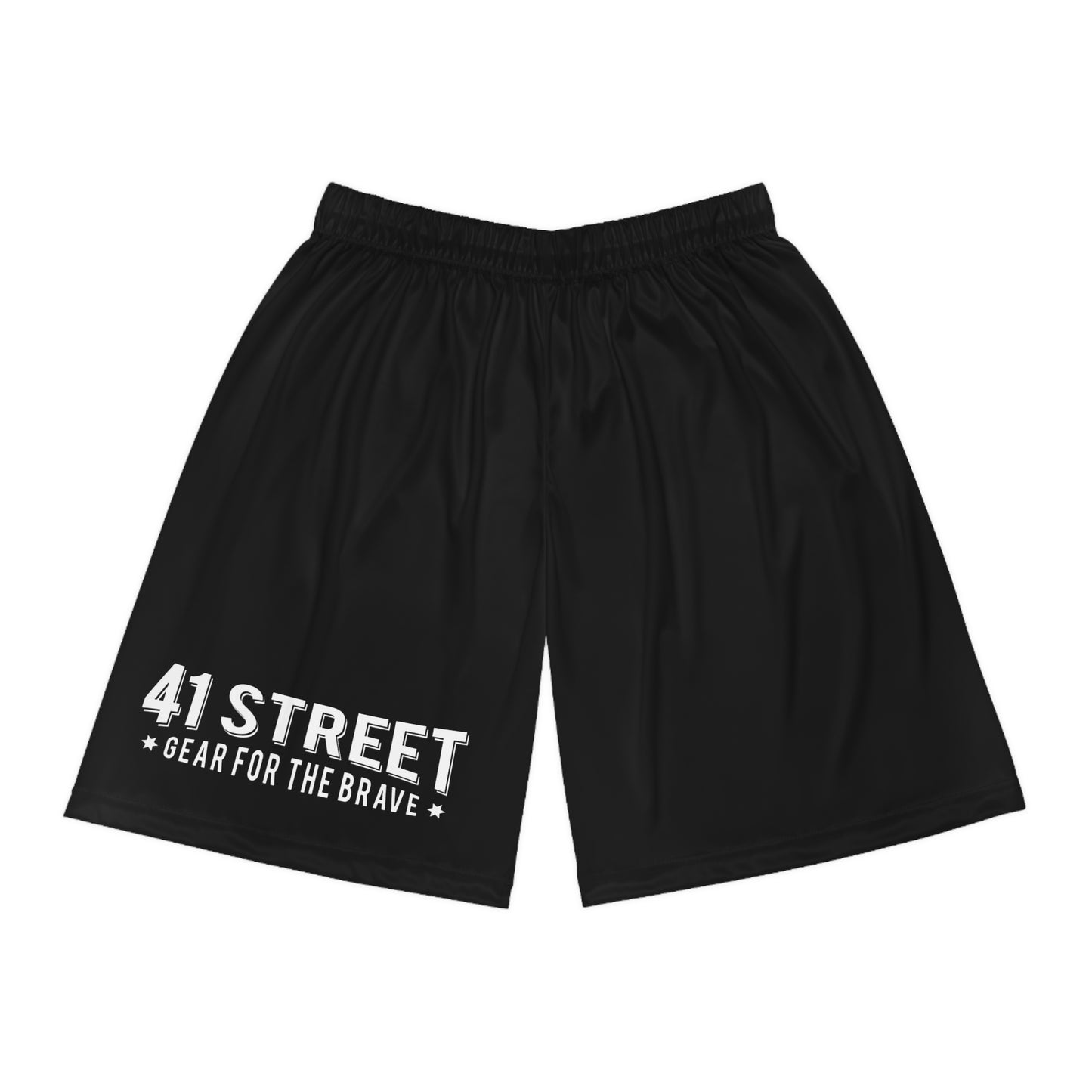 41 Street Basketball Shorts – Black (Unisex)